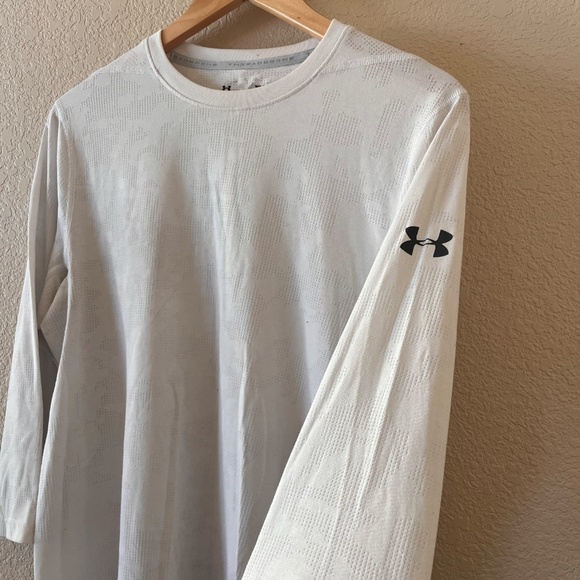 Under Armour Quarter Sleeve Performance T-shirt Undershirt - Picture 4 of 7